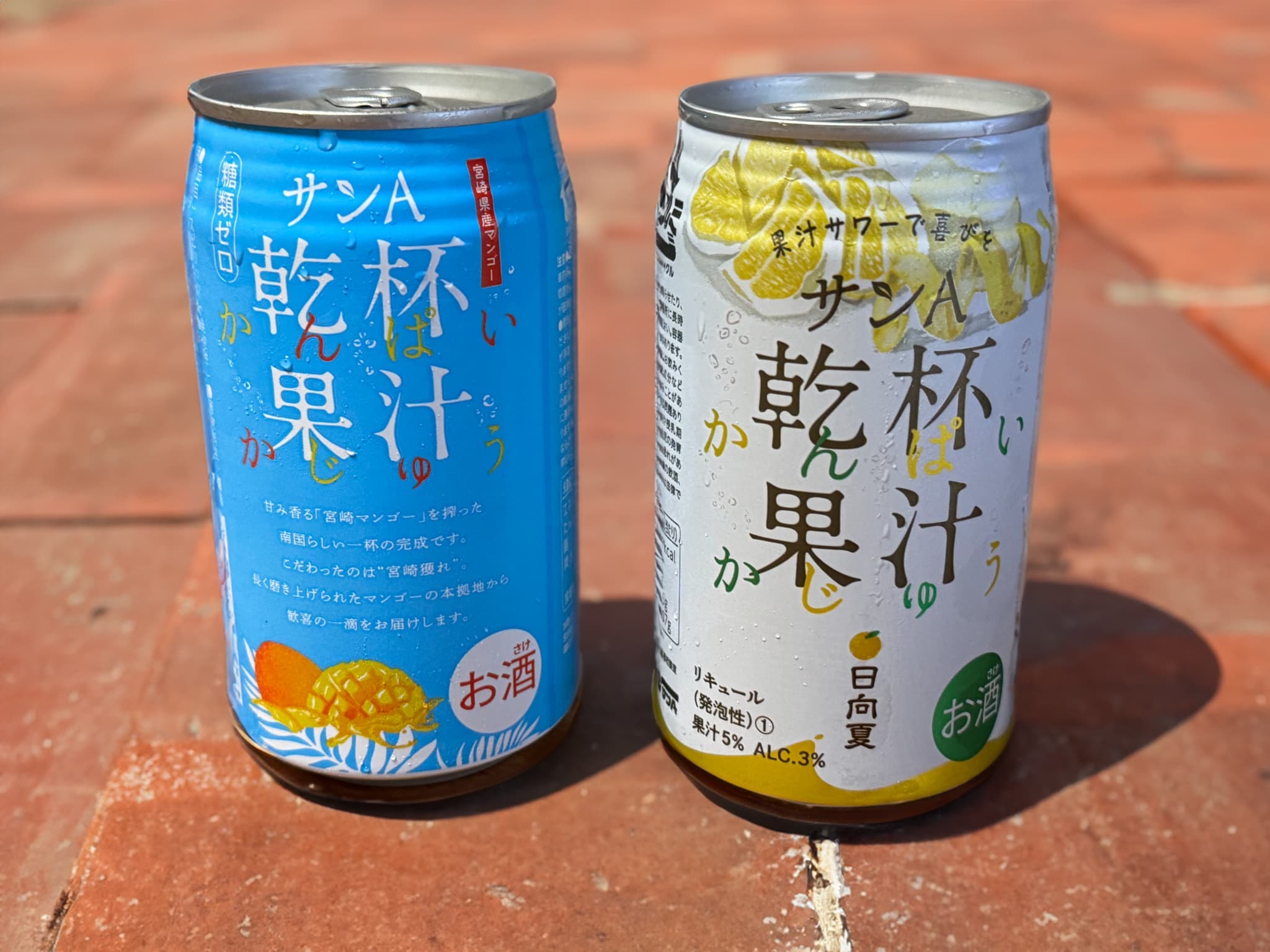 宮崎でサンAの『乾杯果汁』がおいしい！