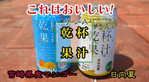 宮崎でサンAの『乾杯果汁』がおいしい！