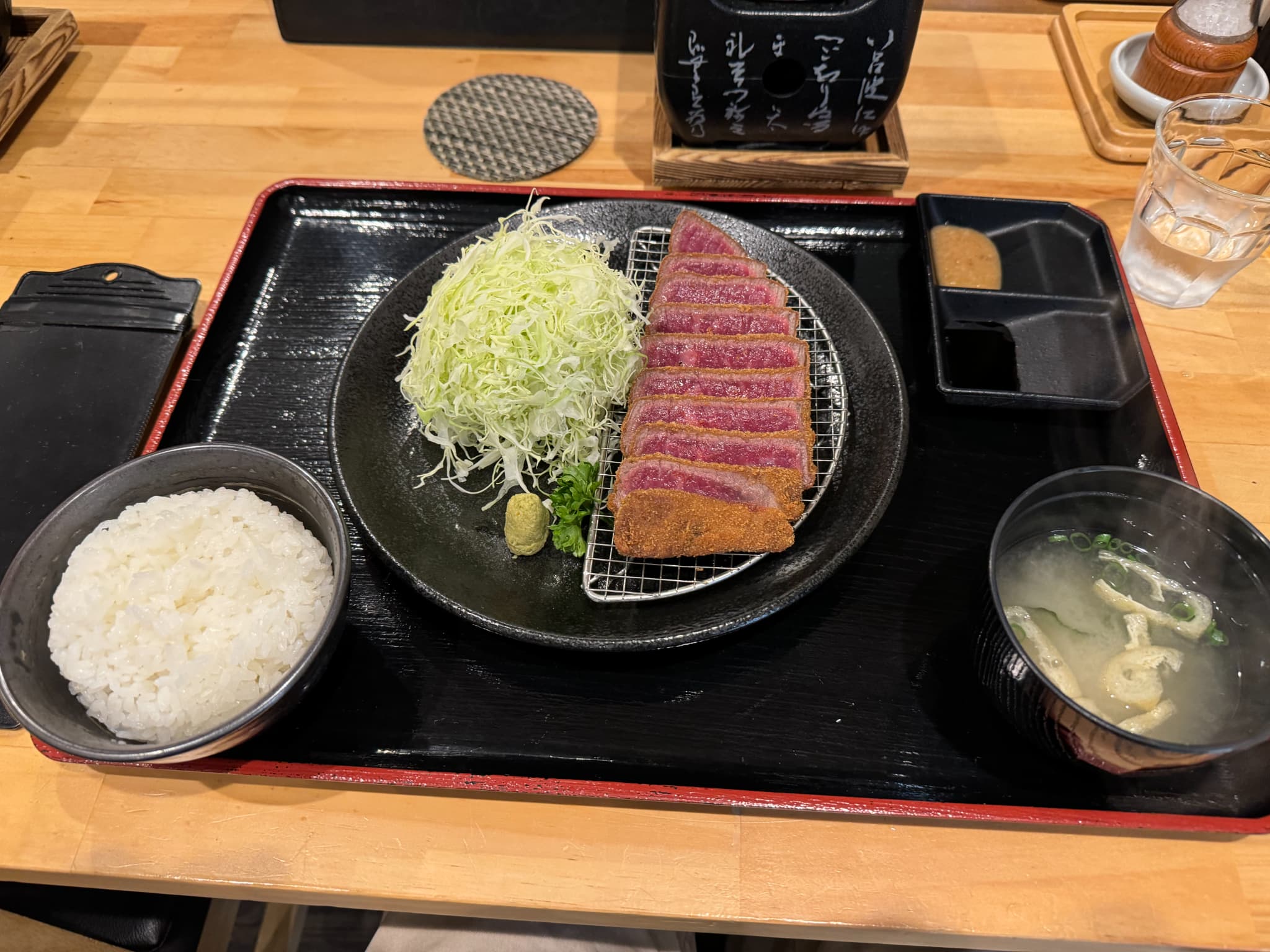 牛カツ「なかざき」牛カツ定食